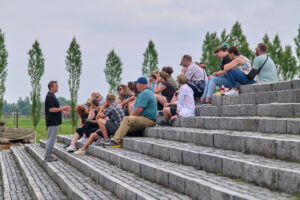 2025 Power of Place participants learning on site from experts.