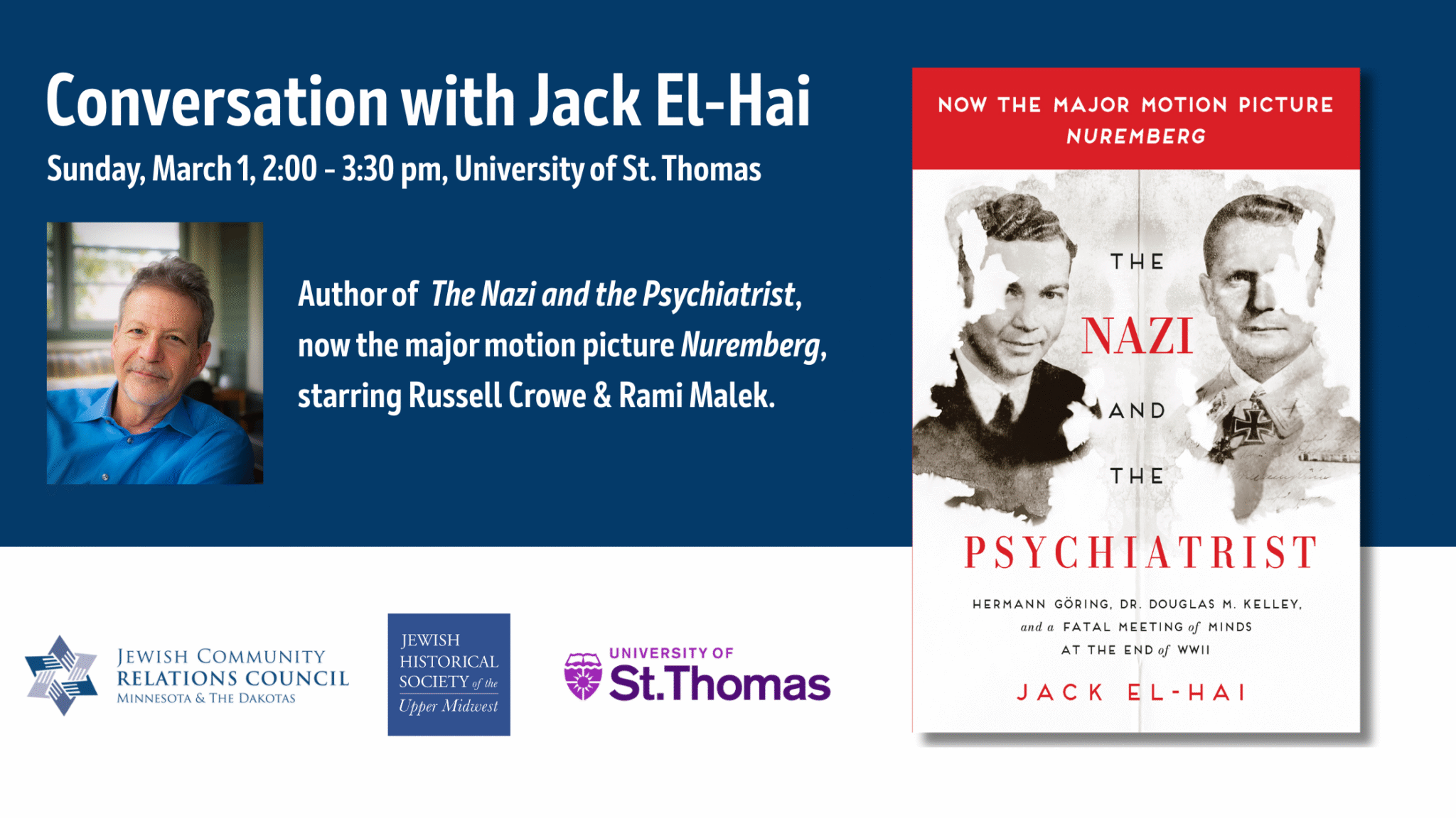 Conversation with Jack ElHai, author of The Nazi and The